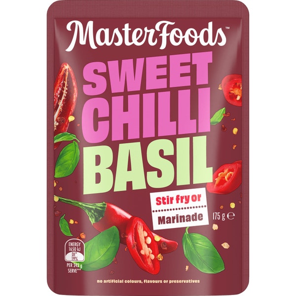 MasterFoods™ Sweet Chilli Basil Stir Fry or Marinade175g