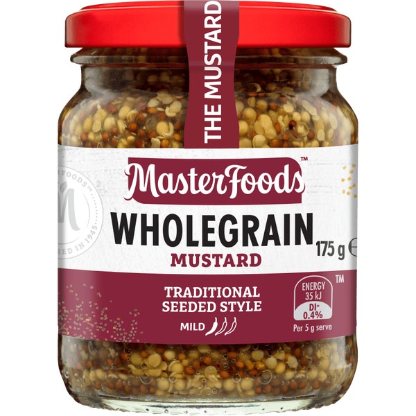 MasterFoods Wholegrain Mustard 175g