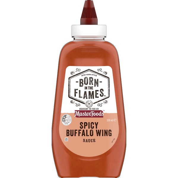 Born In The Flames Spicy Buffalo Wing Sauce 500ml