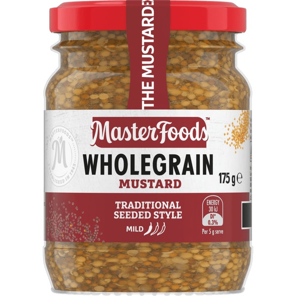 MasterFoods Wholegrain Mustard 175g