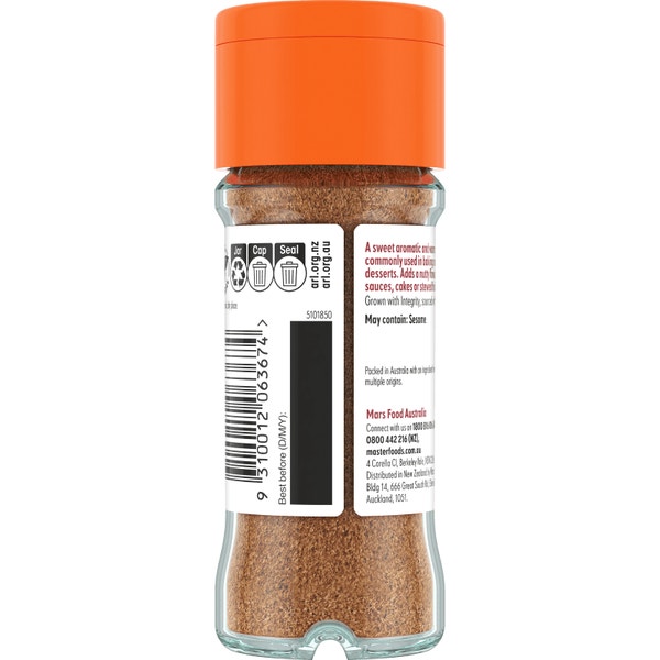 MasterFoods Ground Nutmeg 35g