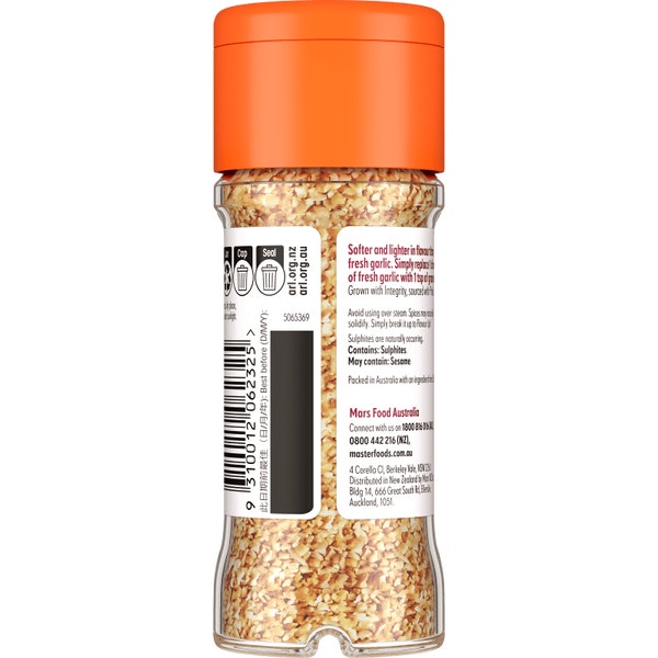 MasterFoods Garlic Granulated 45g