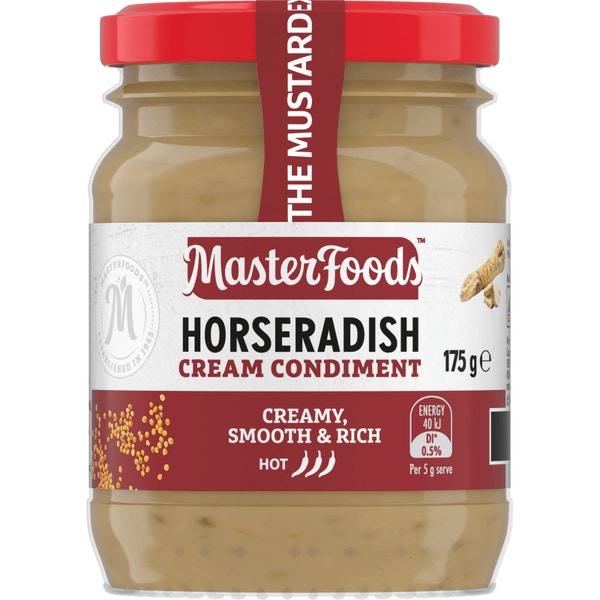 MasterFoods Horseradish Cream Condiment 175g