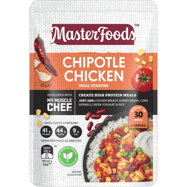 MasterFoods MYMC Chipotle Chicken Recipe Base 175g
