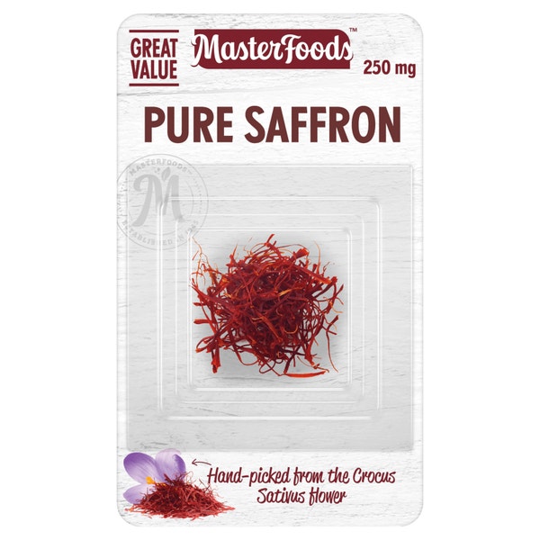 MasterFoods Pure Saffron 250 mg