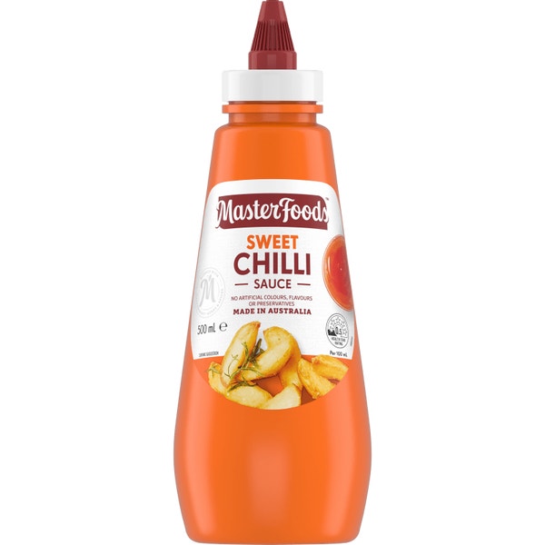 MasterFoods Sweet Chilli Sauce Bottle 500mL
