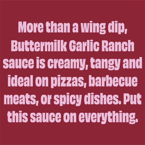 MasterFoods Buttermilk Garlic Ranch 250ml
