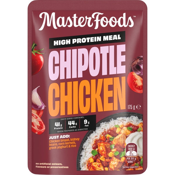 MasterFoods™ High Protein Meal Chipotle Chicken 175g