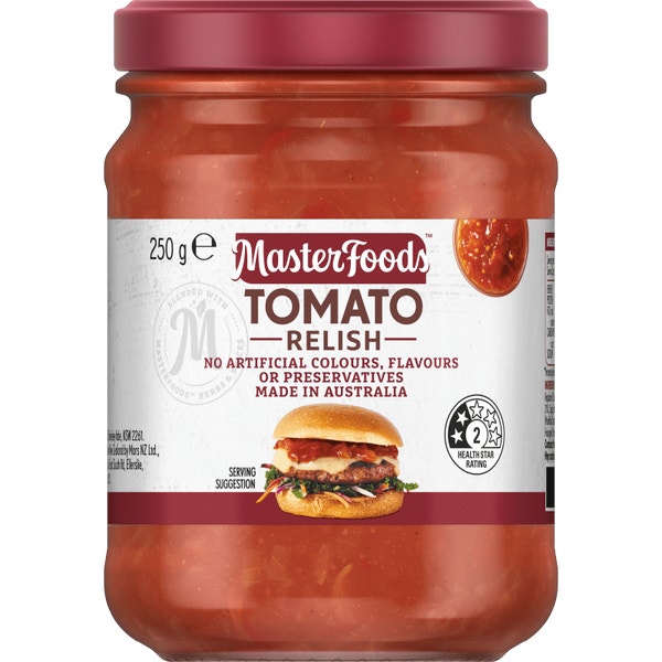MasterFoods Tomato Relish 250g
