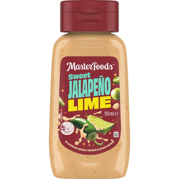 MasterFoods Sweet Jalapeno Lime 250ml