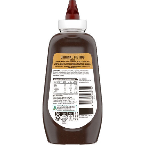 Born In The Flames Original Big Barbecue Sauce 500ml