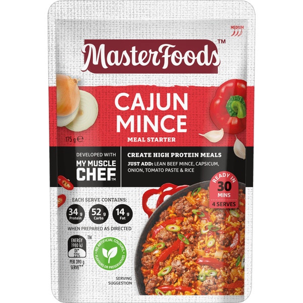 MasterFoods MYMC Cajun Mince Recipe Base 175g