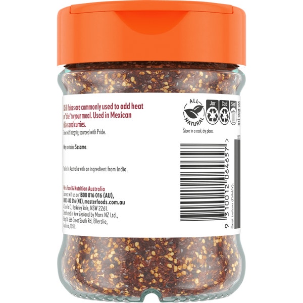 MasterFoods Chilli Flakes 76g