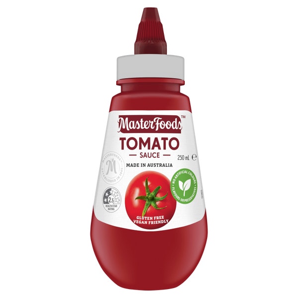 Enjoy Australias Favourite Tomato Sauce 250 mL MasterFoods™