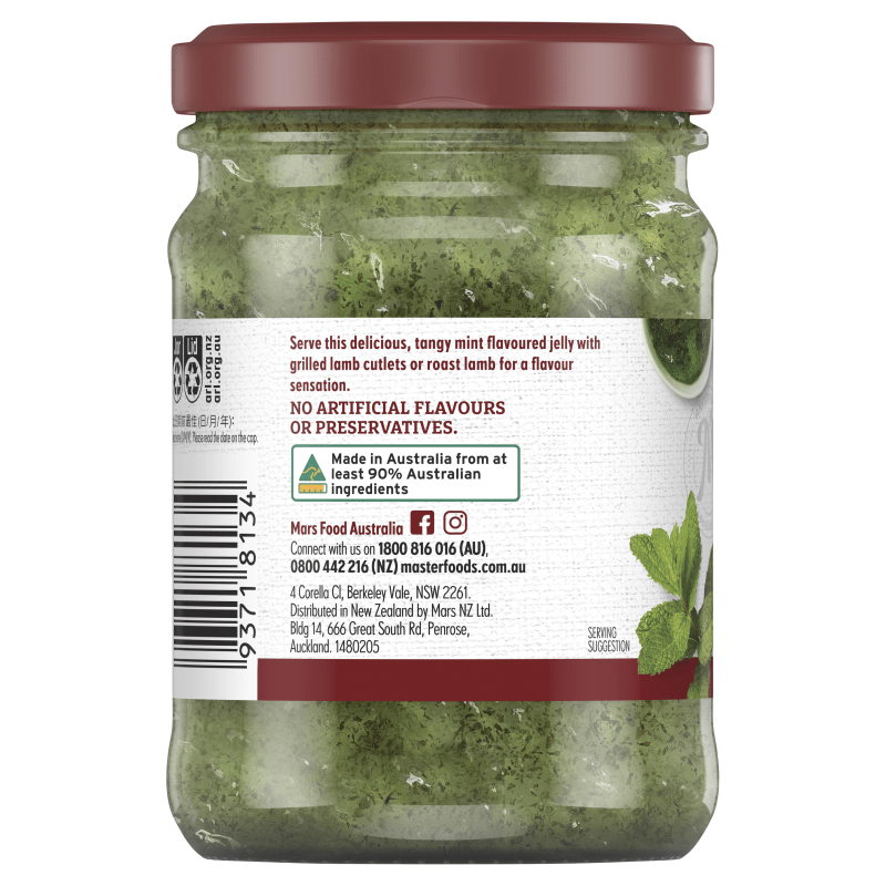 Try our delicious Mint Jelly MasterFoods™
