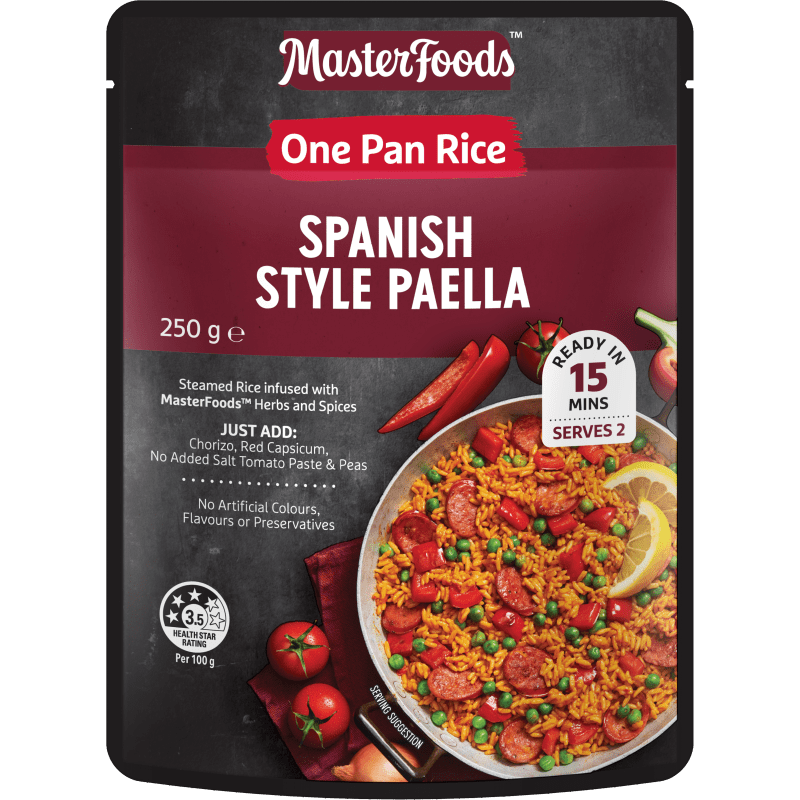 Discover easy & delicious MasterFoods™ One Pan Rice Meals