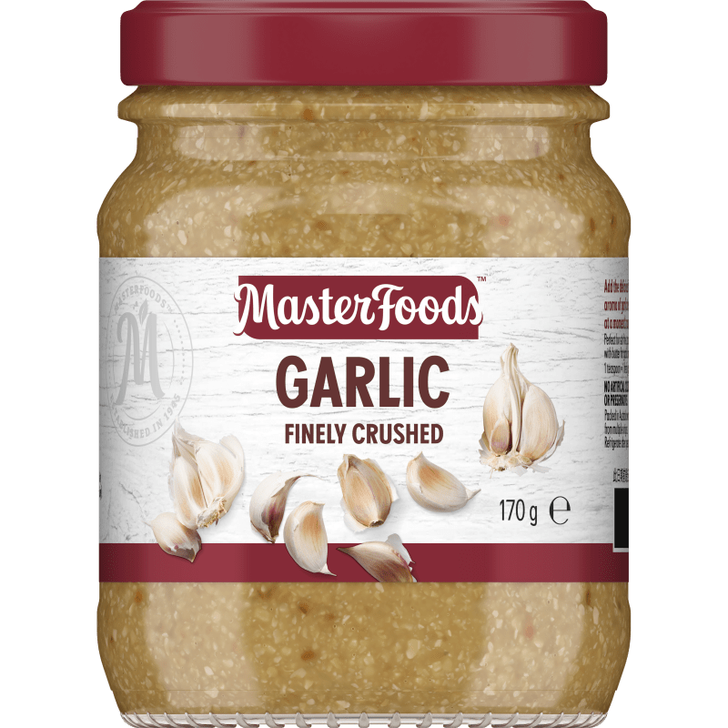 Try our easy to use Finely Crushed Garlic MasterFoods™