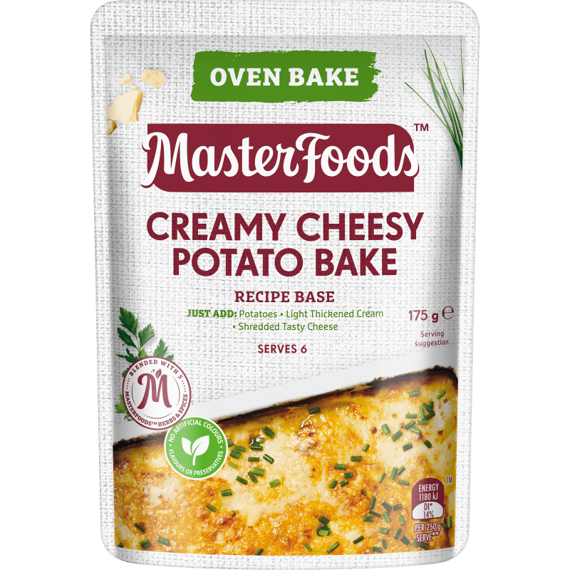 Try our easy Creamy Cheesy Potato Bake Recipe Base MasterFoods