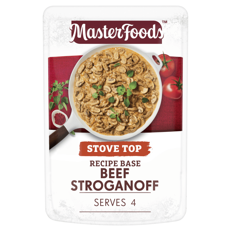 Try our slow cooked Beef Stroganoff Recipe Base MasterFoods