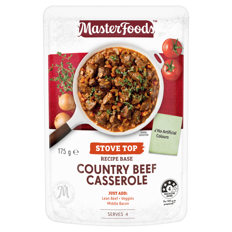 Try our easy Country Beef Casserole Recipe Base MasterFoods