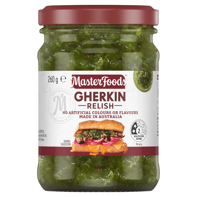 Try our delicious Gherkin Relish MasterFoods™
