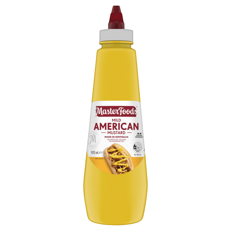 Try our delicious Mild American Mustard 920ml MasterFoods™