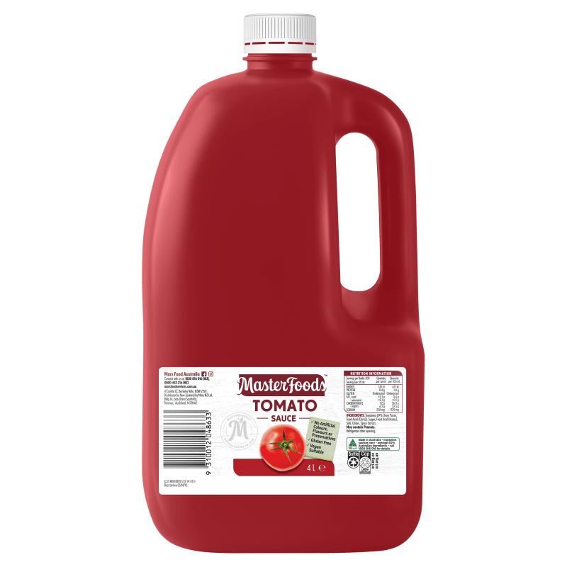 Enjoy Australias Favourite Tomato Sauce 500 ml MasterFoods™