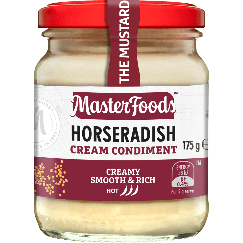 Enjoy our Horseradish Cream with your next roast MasterFoods™