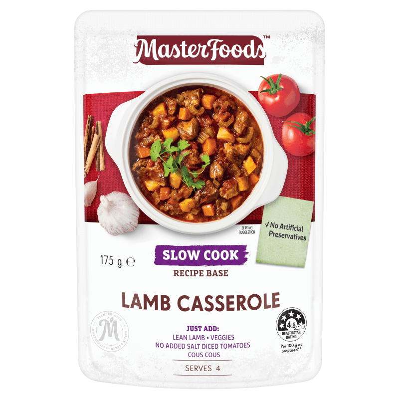 Try our slow cooked Lamb Casserole Recipe Base MasterFoods