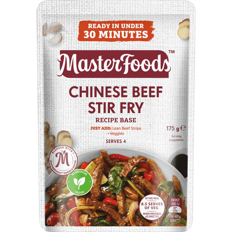 Try our easy Chinese Beef Stir Fry Recipe Base MasterFoods