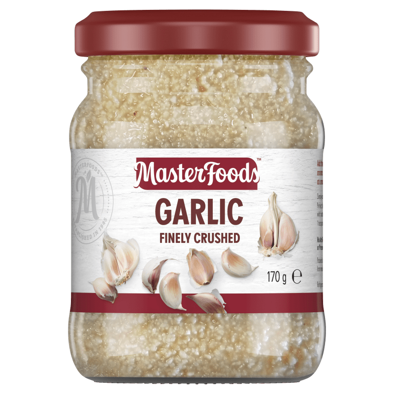 Try our easy to use Finely Crushed Garlic MasterFoods™